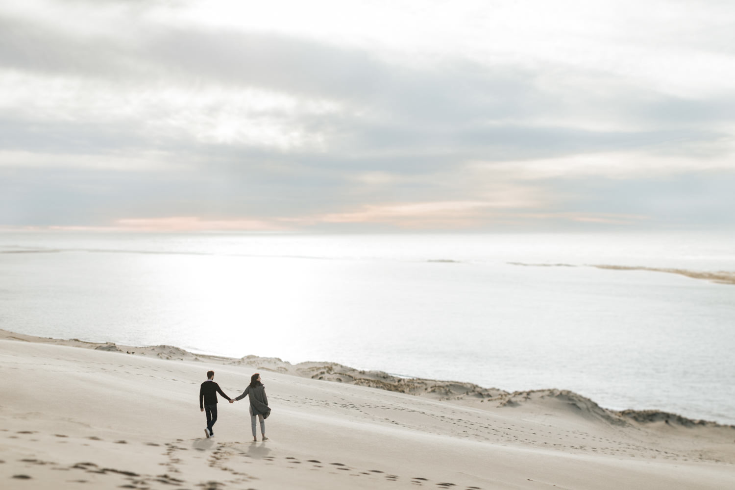 Séance engagement à la Dune du Pilat dans le bassin d'Arcachon